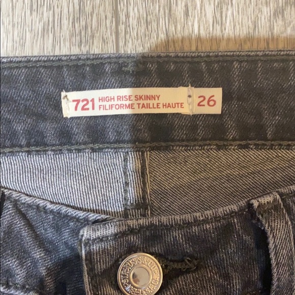 Levis high rise skinny jeans - Picture 3 of 6